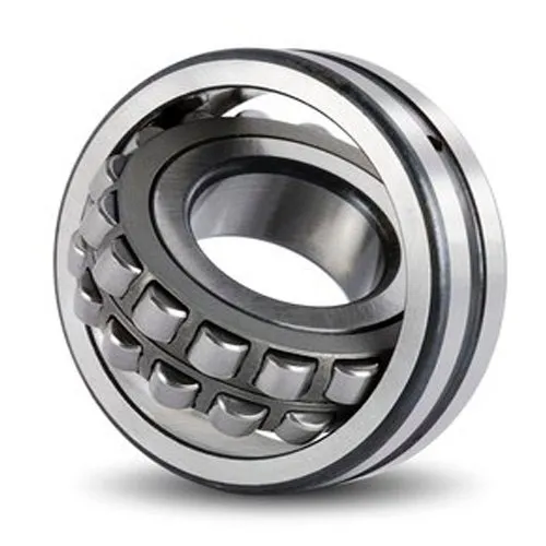 Cutaway of a Timken double-row spherical roller bearing showing the inner race, cage and rollers